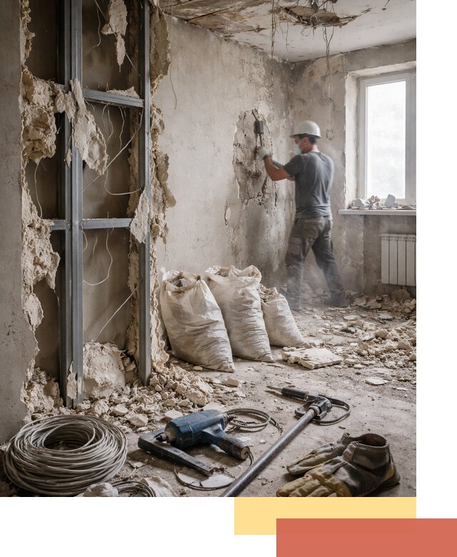 Профессиональный демонтаж зданий и конструкций в Аксае