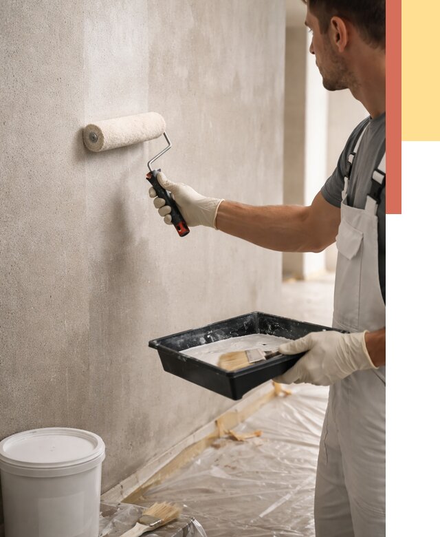 Грунтовка стен в Аксае от 2235 руб. м2 — быстро, недорого, с материалом | ОТДЕЛОЧНИК-Акс