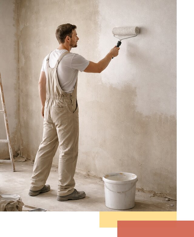 Грунтовка стен под отделку в Аксае профессиональным раствором