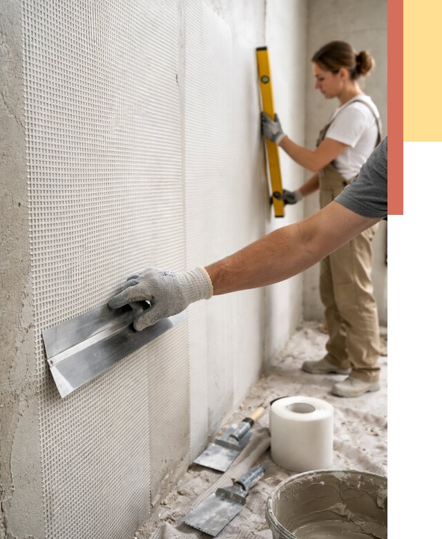 Армирование стен стеклосеткой в Аксае от 3250 руб. под ключ | ОТДЕЛОЧНИК-Акс