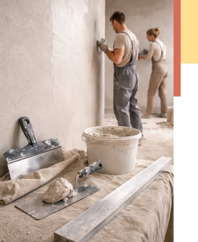 Штукатурка стен гипсовая в Аксае от 4571 руб/м2 — быстро и недорого | ОТДЕЛОЧНИК-Акс