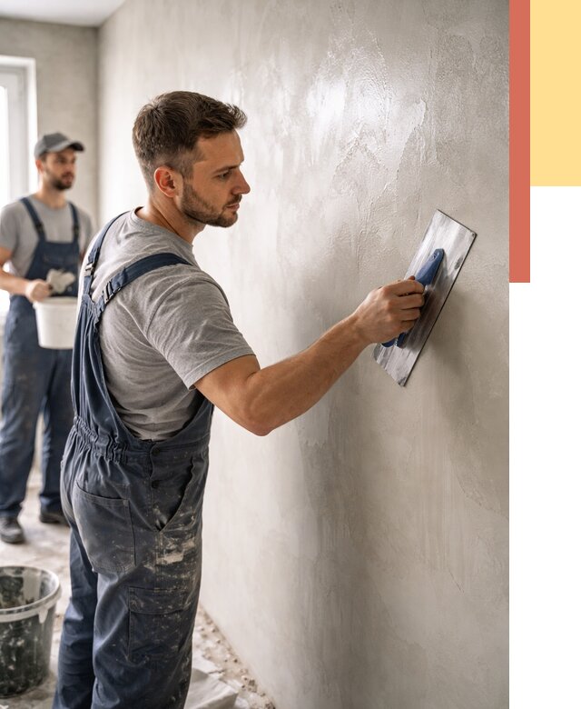 Глянцевание штукатурки стен в Аксае от 7618 руб. — услуги и затирка | ОТДЕЛОЧНИК-Акс