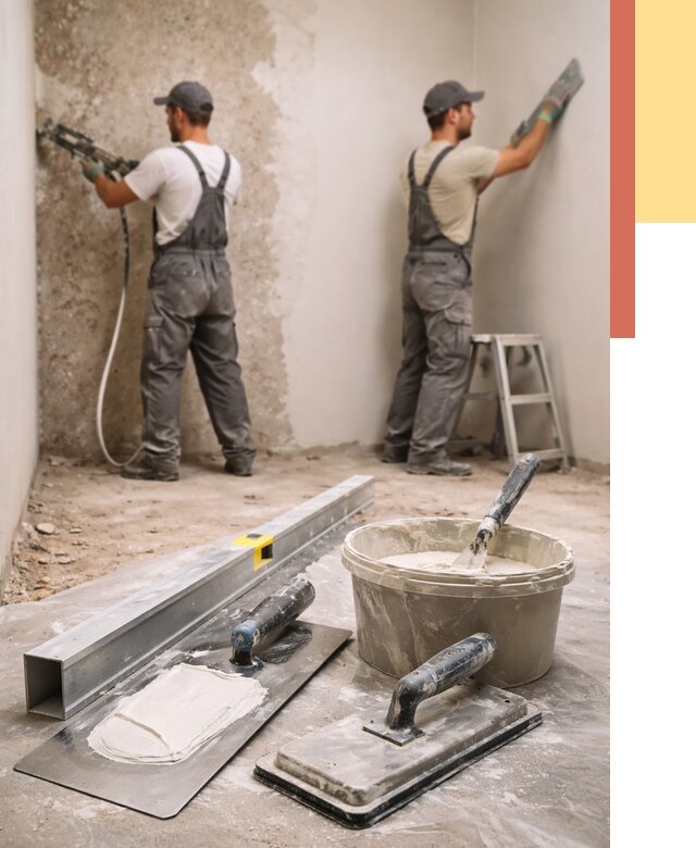 Штукатурка стен под обои в Аксае от 4571 руб./м2 — выравнивание под обои | ОТДЕЛОЧНИК-Акс