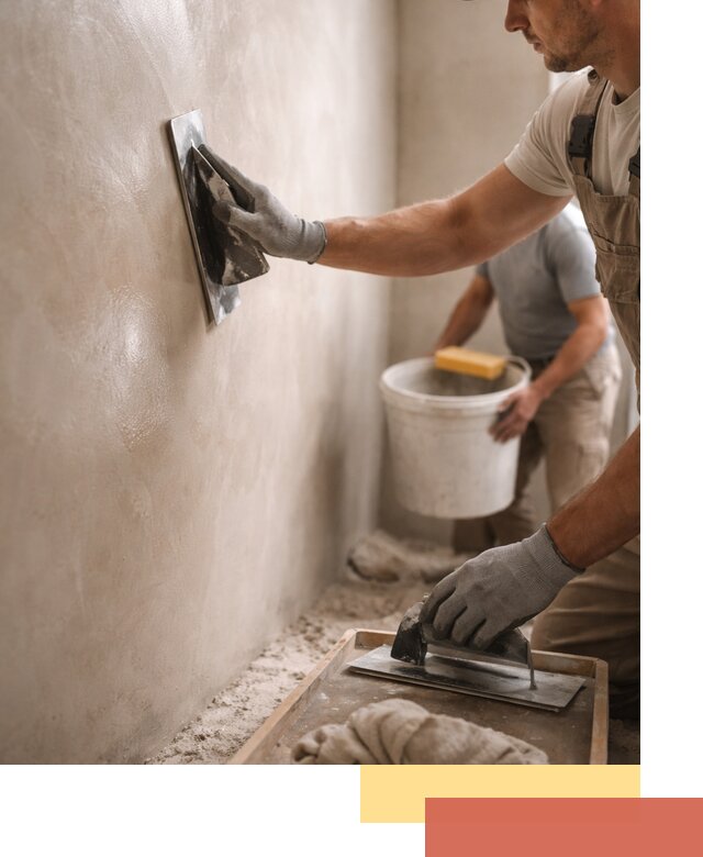 Нанесение марокканской штукатурки таделакт в Аксае