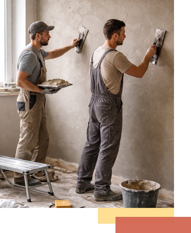 Ремонт декоративной штукатурки и восстановление фактуры в Аксае