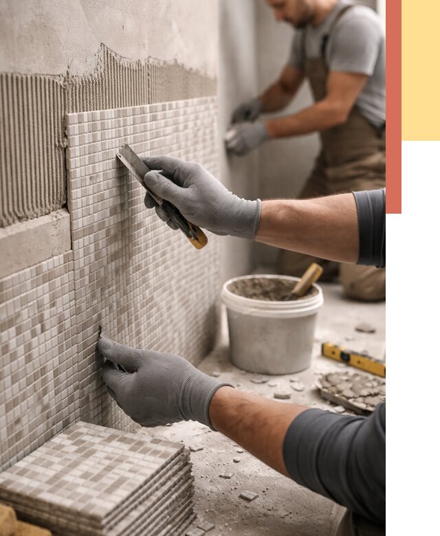 Облицовка стен мозаикой в Аксае от 3250 руб/м2 — укладка мозаики на стены | ОТДЕЛОЧНИК-Акс