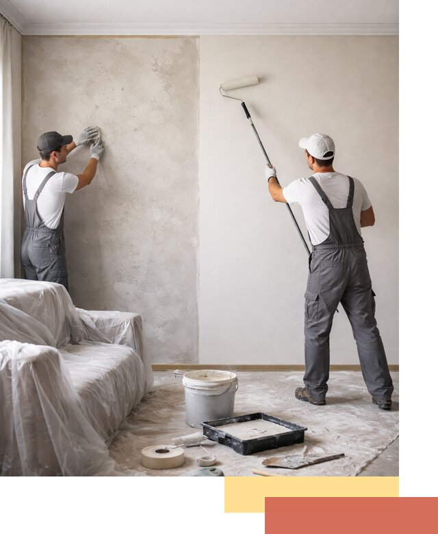 Покраска стен антивандальной краской в Аксае