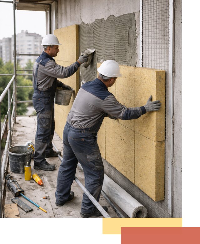 Утепление стен зданий и домов в Аксае качественно и надежно