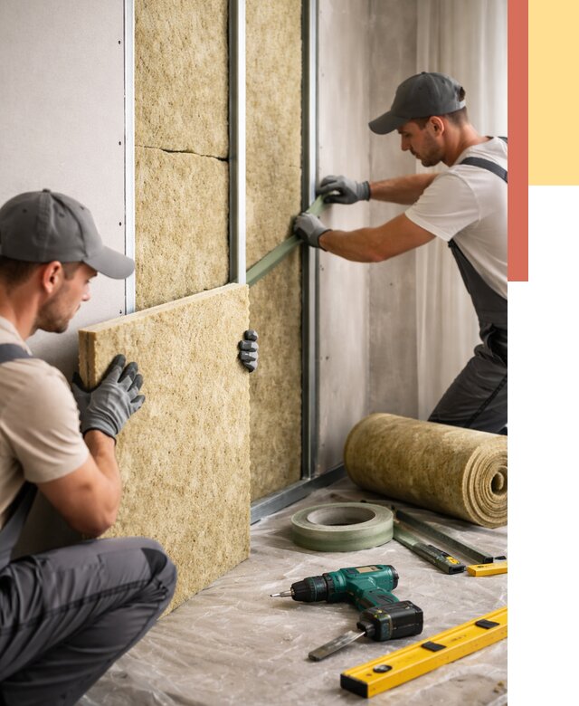 Шумоизоляция стен в Аксае под ключ от 1879 руб. | ОТДЕЛОЧНИК-Акс