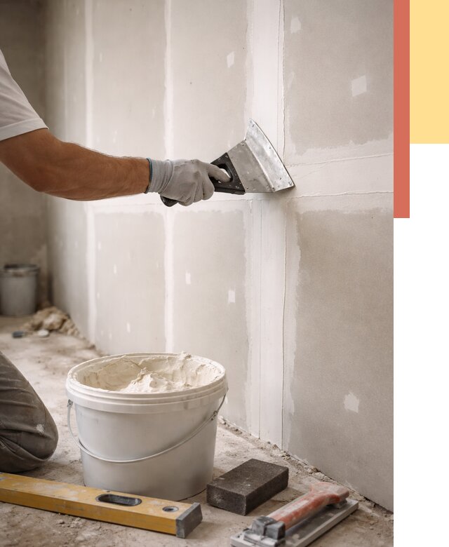 Шпаклевка перегородок из гипсокартона в Аксае от 2539 руб. — услуги ОТДЕЛОЧНИК-Акс