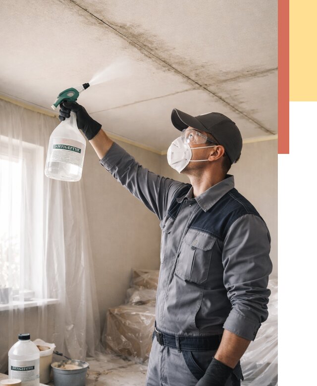 Антисептическая обработка потолка в Аксае от 2539 руб. | ОТДЕЛОЧНИК-Акс