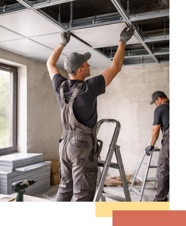 Монтаж кассетного потолка в Аксае качественно и быстро