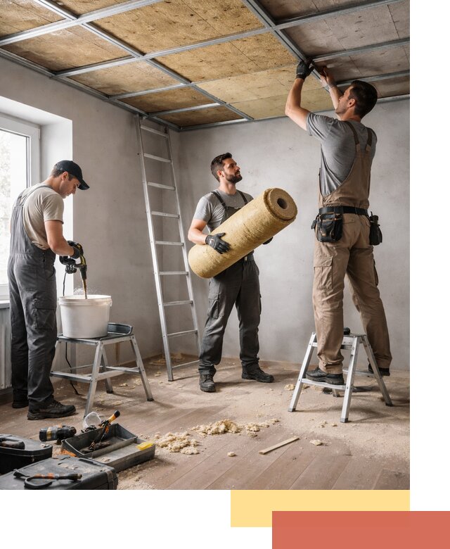 Шумоизоляция потолка в Аксае: профессиональный монтаж и отделка