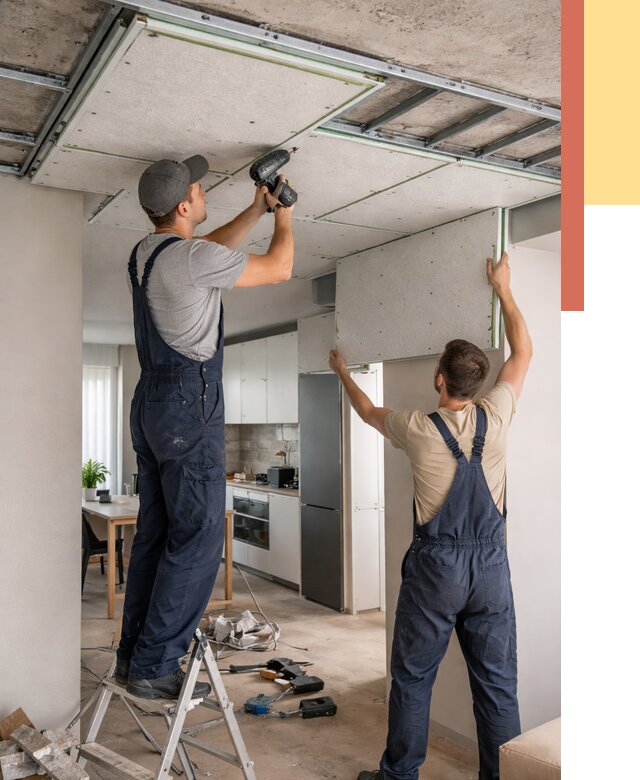 Шумоизоляция потолка панелями зипс в Аксае от 1879 руб. под ключ | ОТДЕЛОЧНИК-Акс